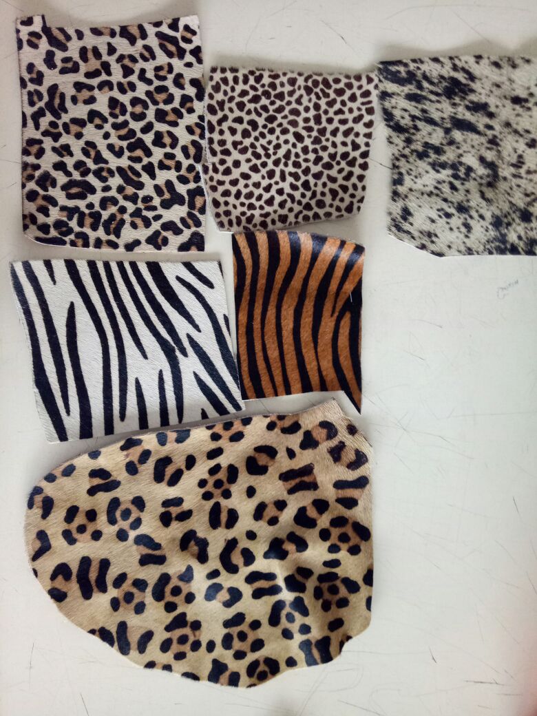 Printed Cow Hair-On