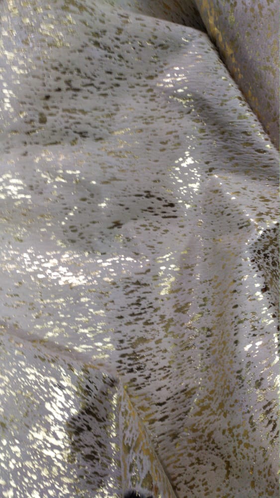 Foil on Hair-On Leather